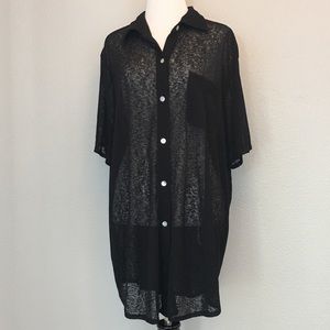 Avenue semi sheer blouse size 18/20